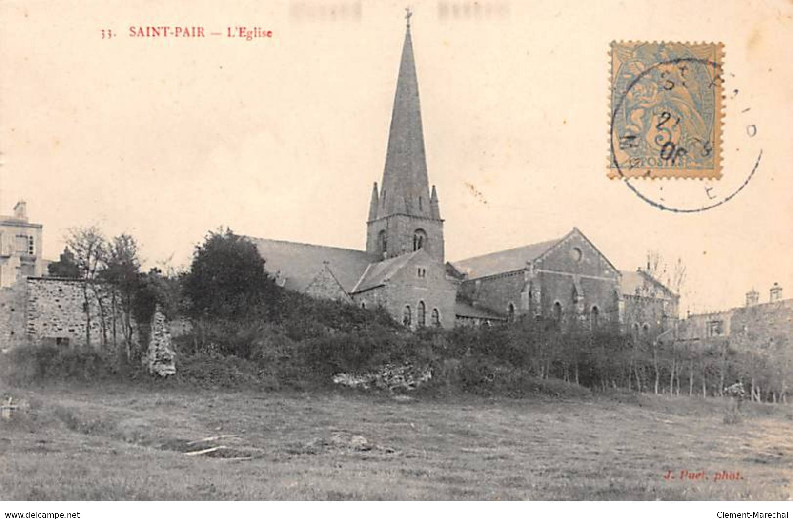 SAINT PAIR - L'Eglise - Très Bon état - Saint Pair Sur Mer