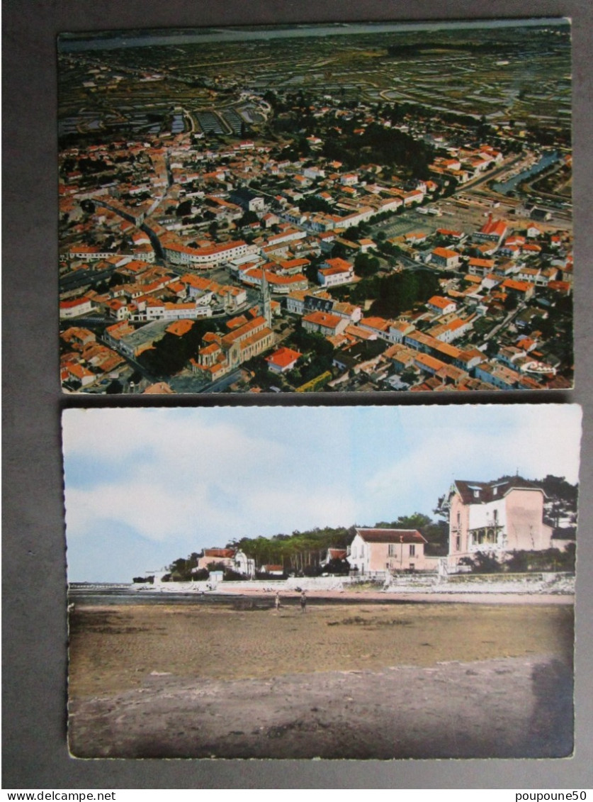 CP 17 Charente Maritime LA TREMBLADE -  Lot De 2 Cartes - La Plage - Vue Générale Aérienne - La Tremblade