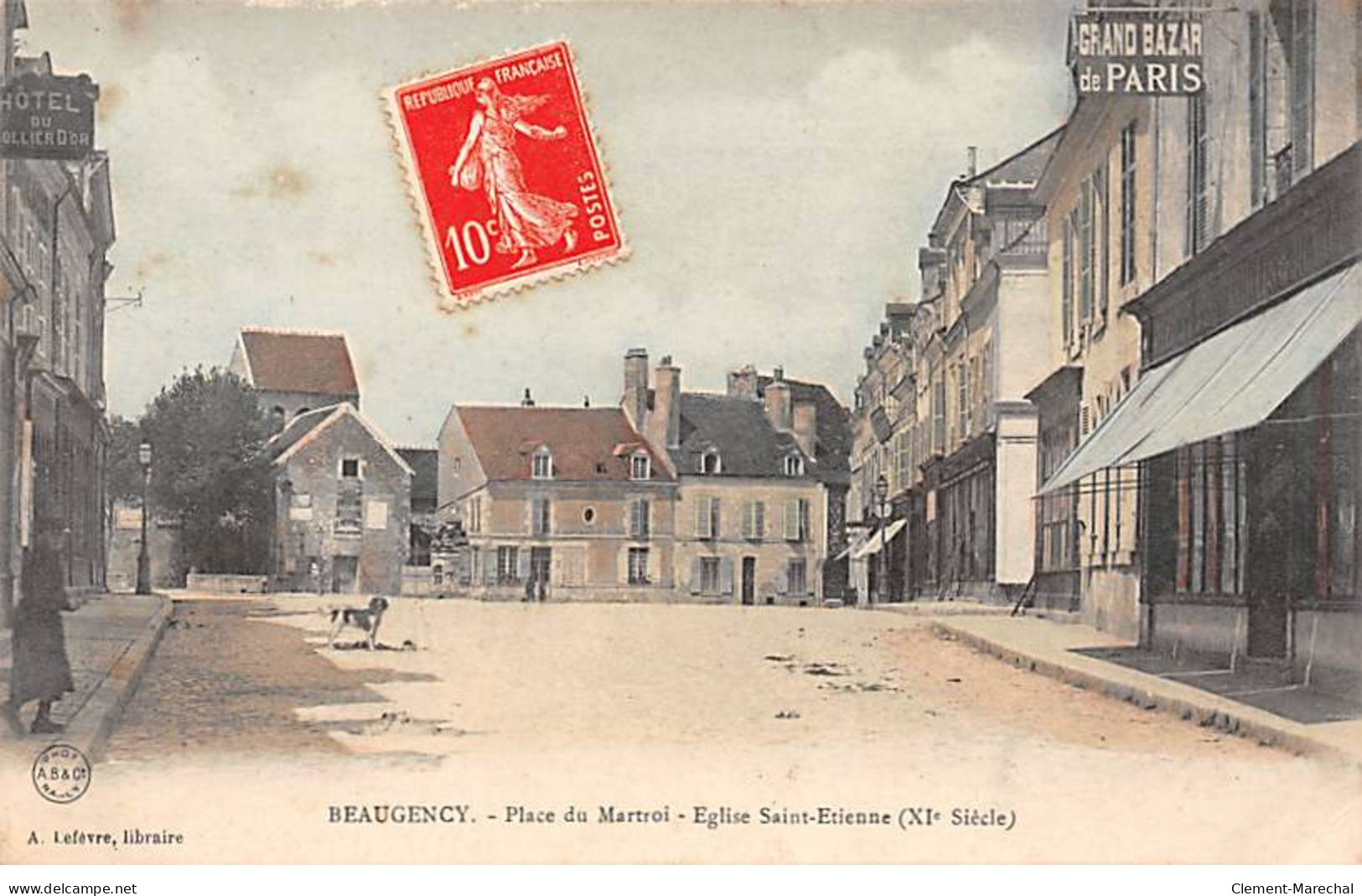 BEAUGENCY - Place Du Martroi - Eglise Saint Etienne - Très Bon état - Beaugency