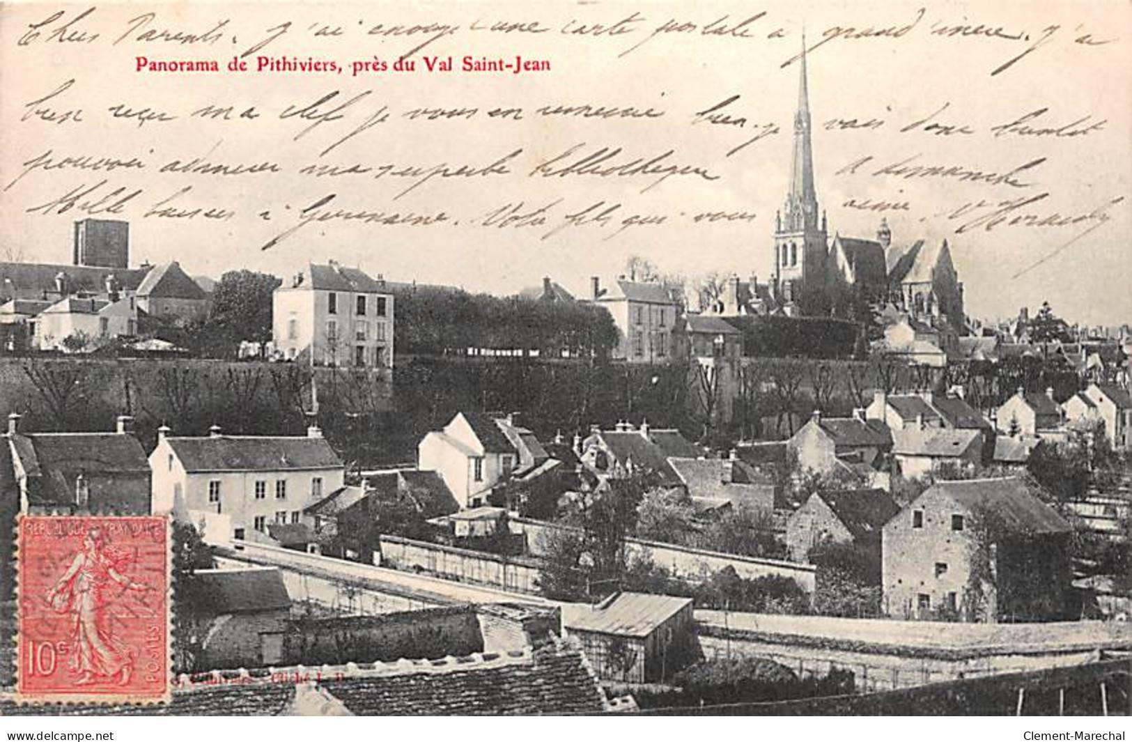 Panorama De PITHIVIERS, Près Du Val Saint Jean - Très Bon état - Pithiviers