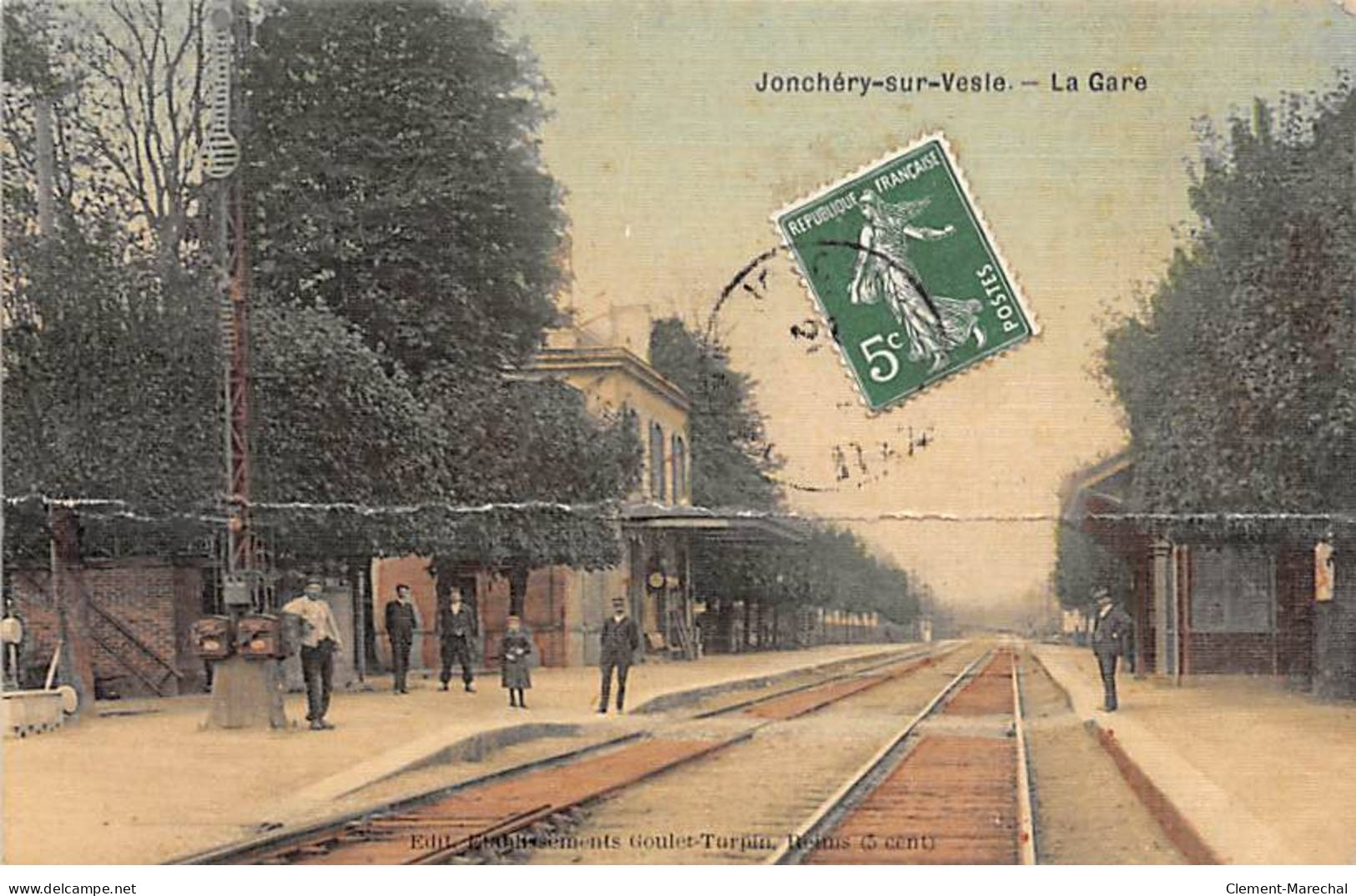 JONCHERY SUR VESLE - La Gare - Très Bon état - Jonchery-sur-Vesle