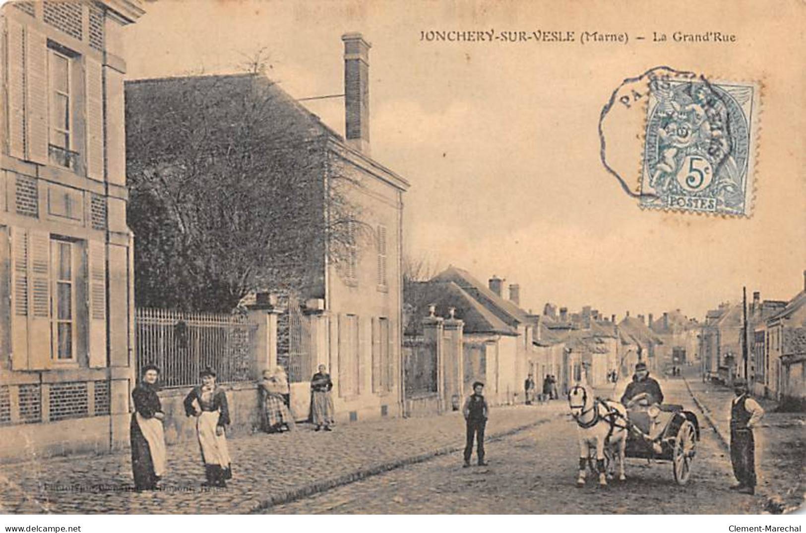 JONCHERY SUR VESLE - La Grand Rue - état - Jonchery-sur-Vesle