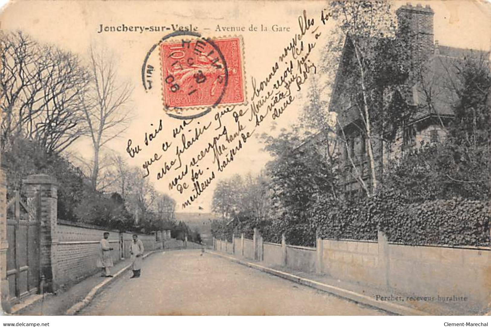 JONCHERY SUR VESLE - Avenue De La Gare - état - Jonchery-sur-Vesle