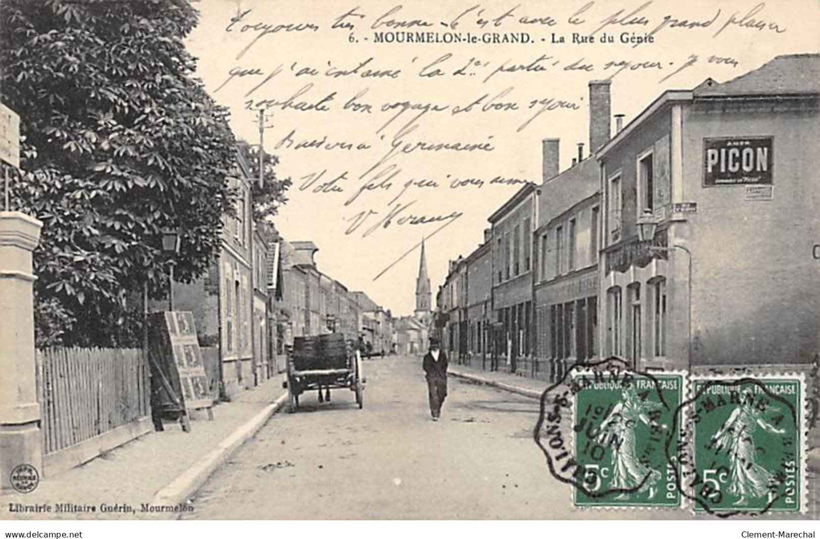 MOURMELON LE GRAND - La Rue Du Génie - Très Bon état - Mourmelon Le Grand
