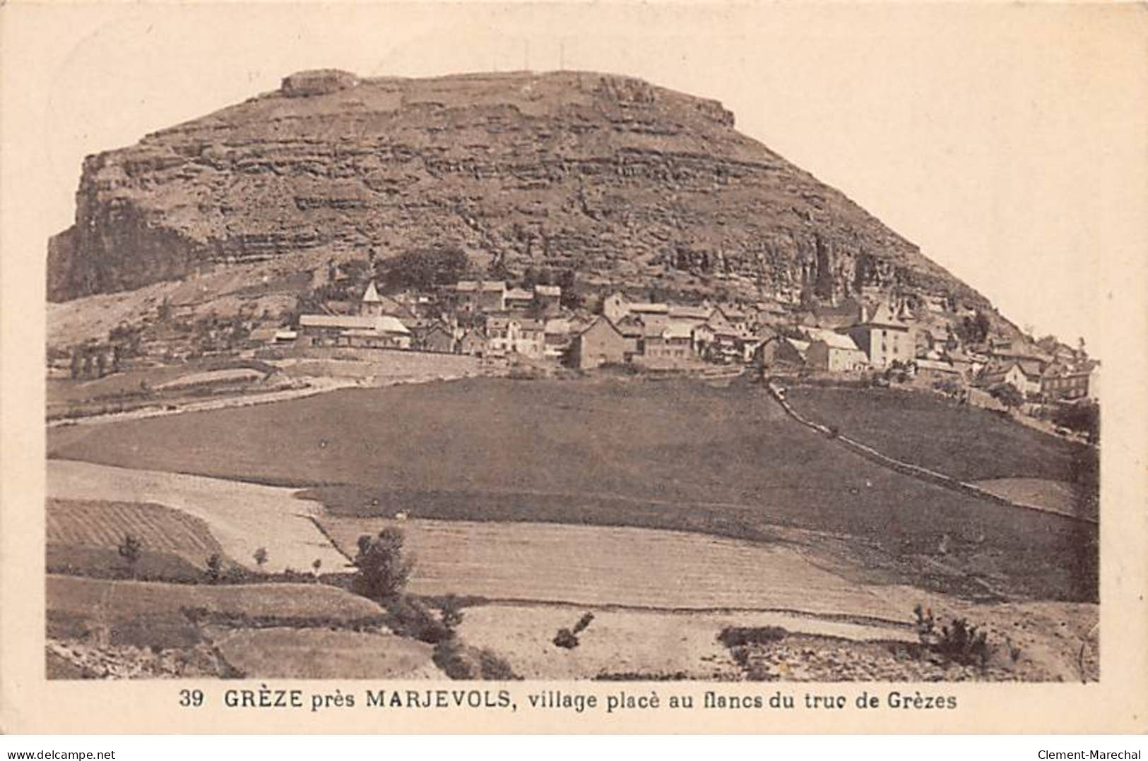 GREZE Près Marvejols - Village Placé Au Flancs Du Truc De Grèzes - Très Bon état - Other & Unclassified