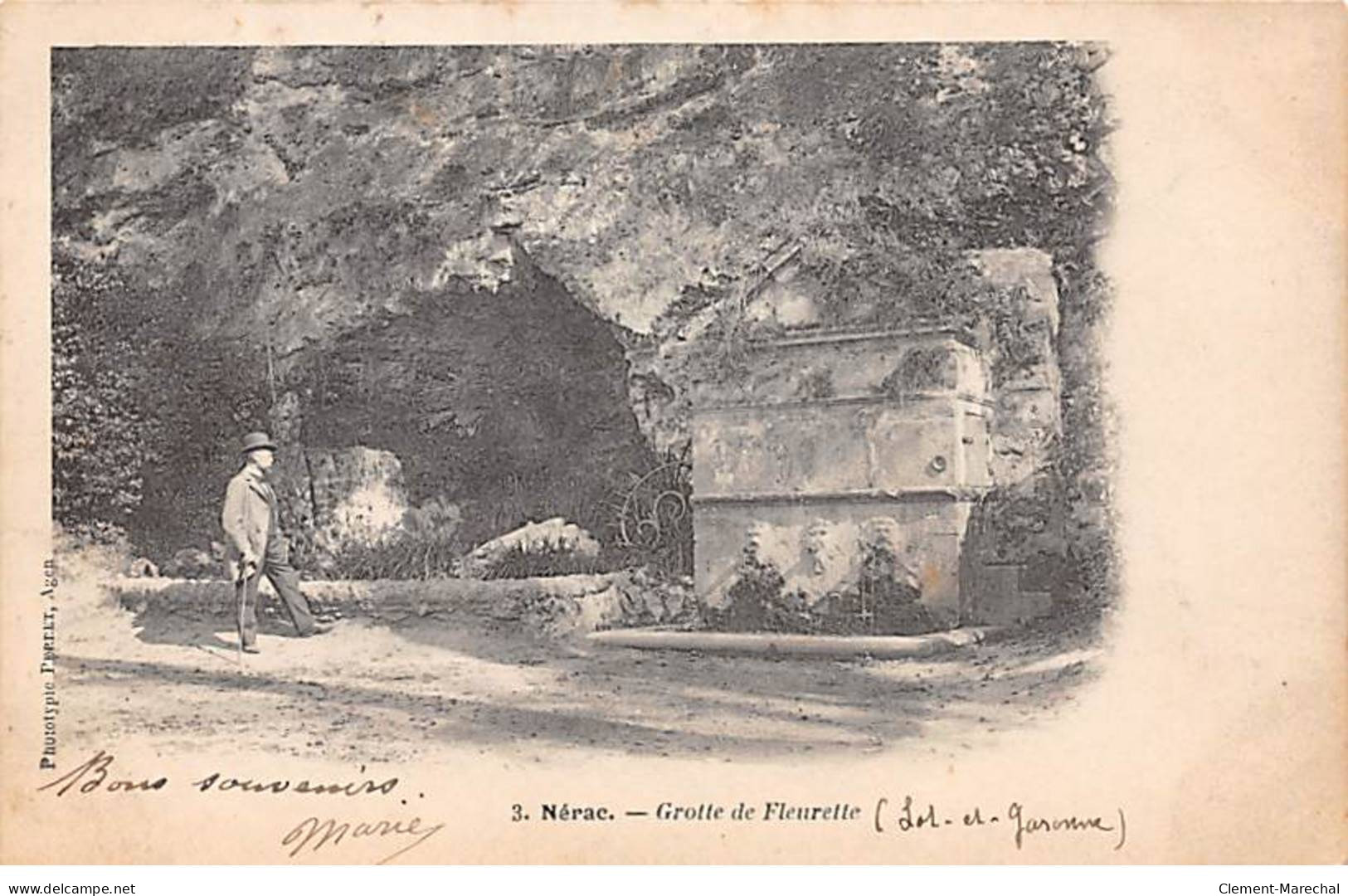 NERAC - Grotte De Fleurette - Très Bon état - Nerac