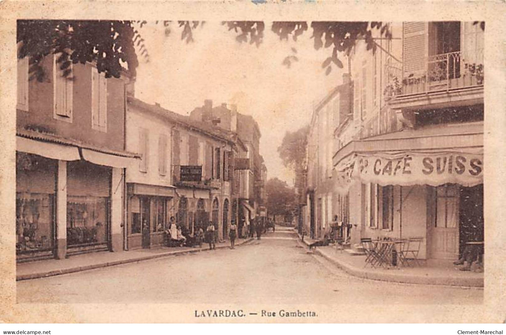 LAVARDAC - Rue Gambetta - Très Bon état - Lavardac