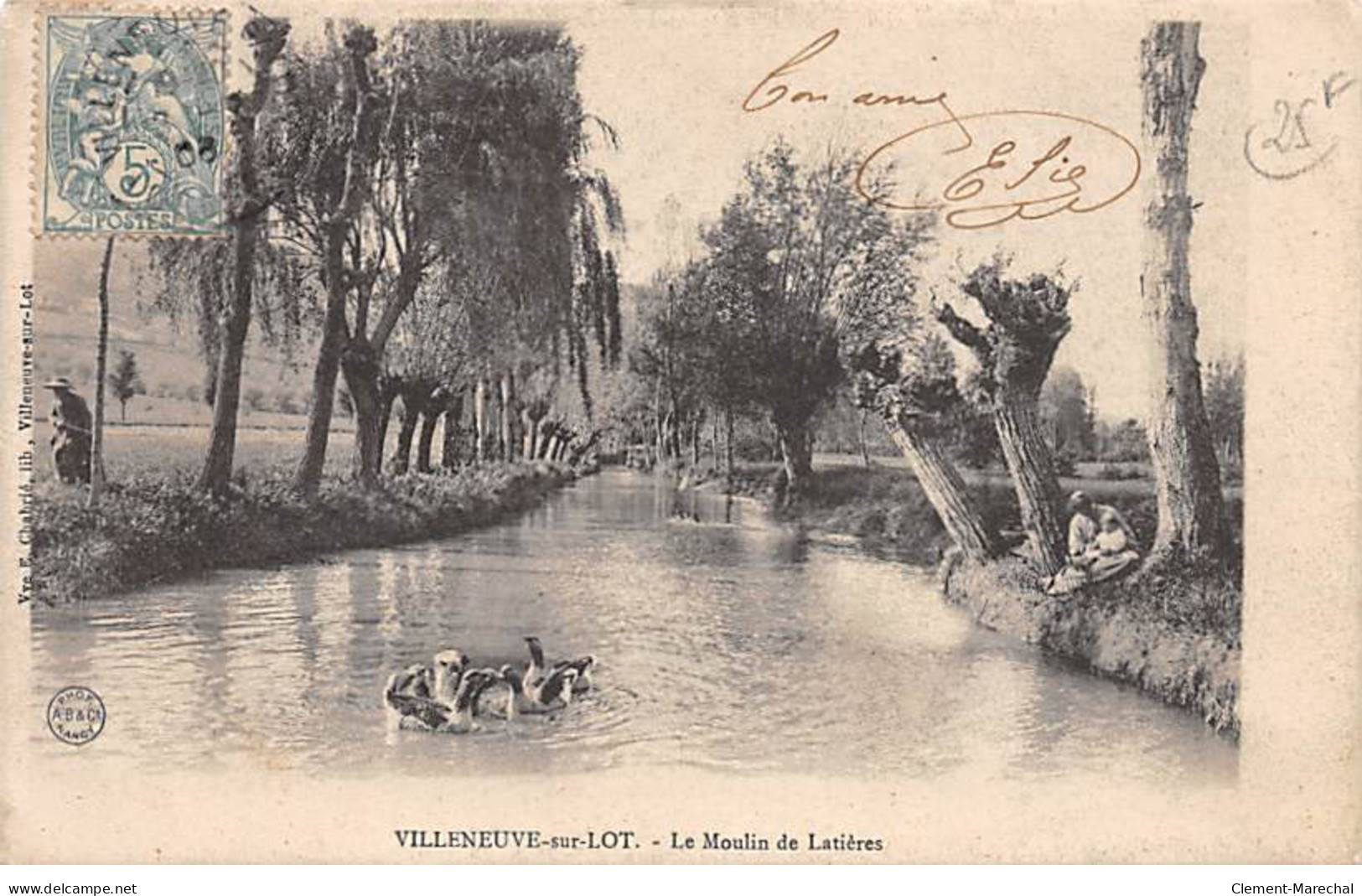 VILLENEUVE SUR LOT - Le Moulin De Latières - Très Bon état - Villeneuve Sur Lot