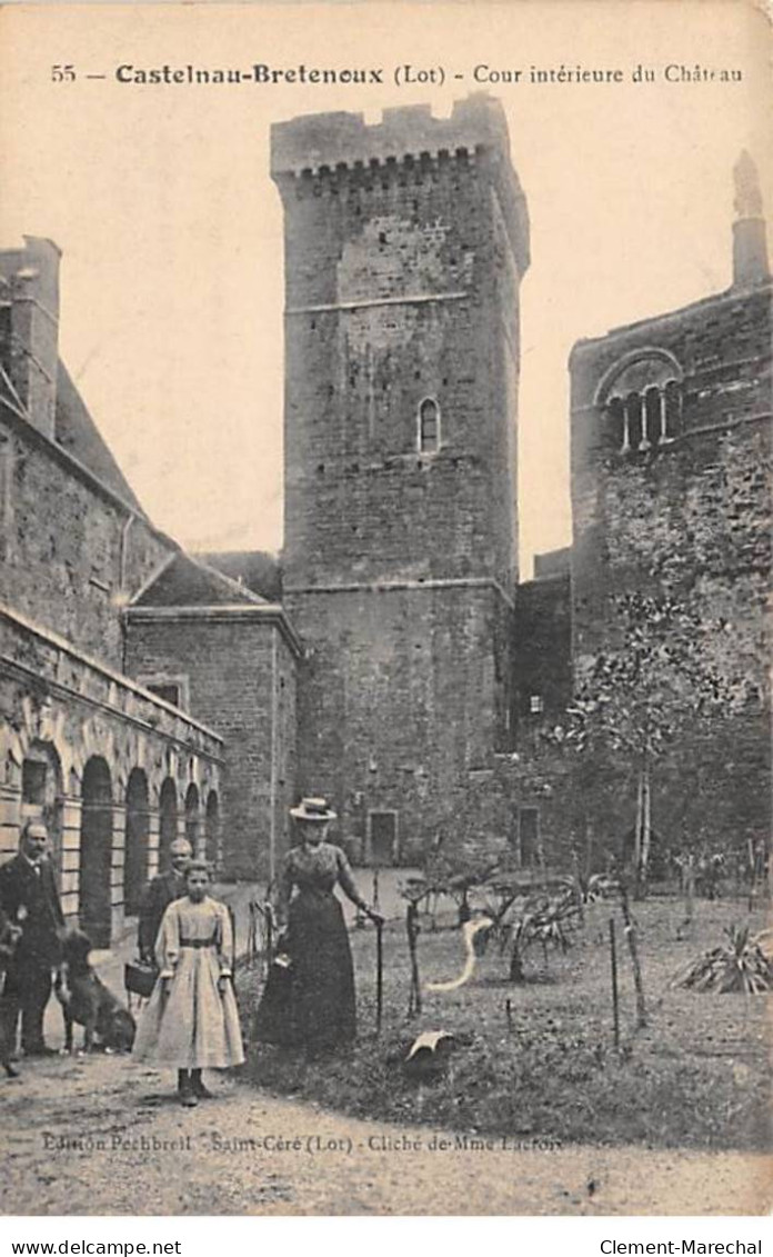 CASTELNAU BRETENOUX - Cour Intérieure Du Château - Très Bon état - Sonstige & Ohne Zuordnung