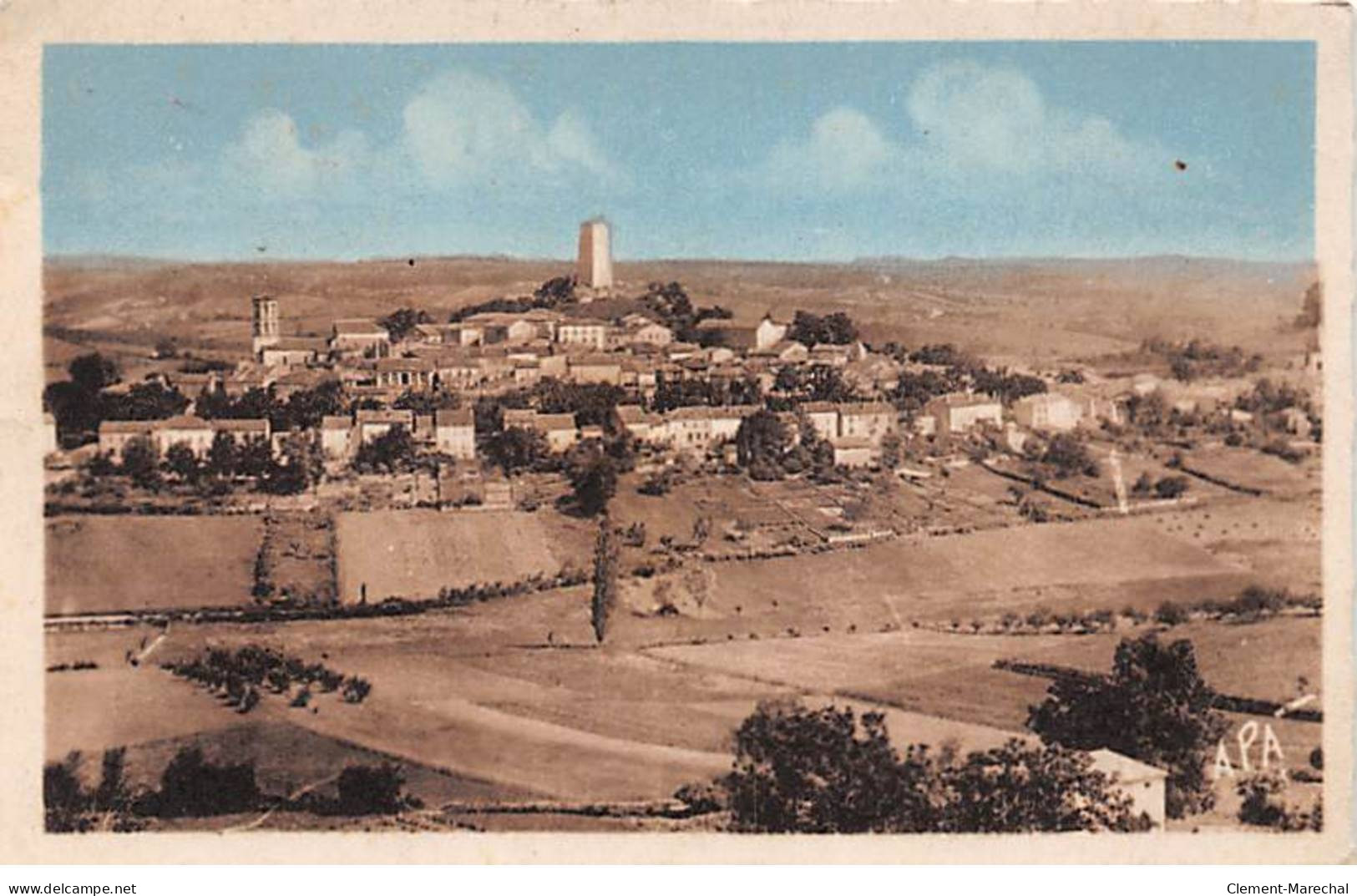 MONTCUQ - Vue Panoramique - Très Bon état - Montcuq