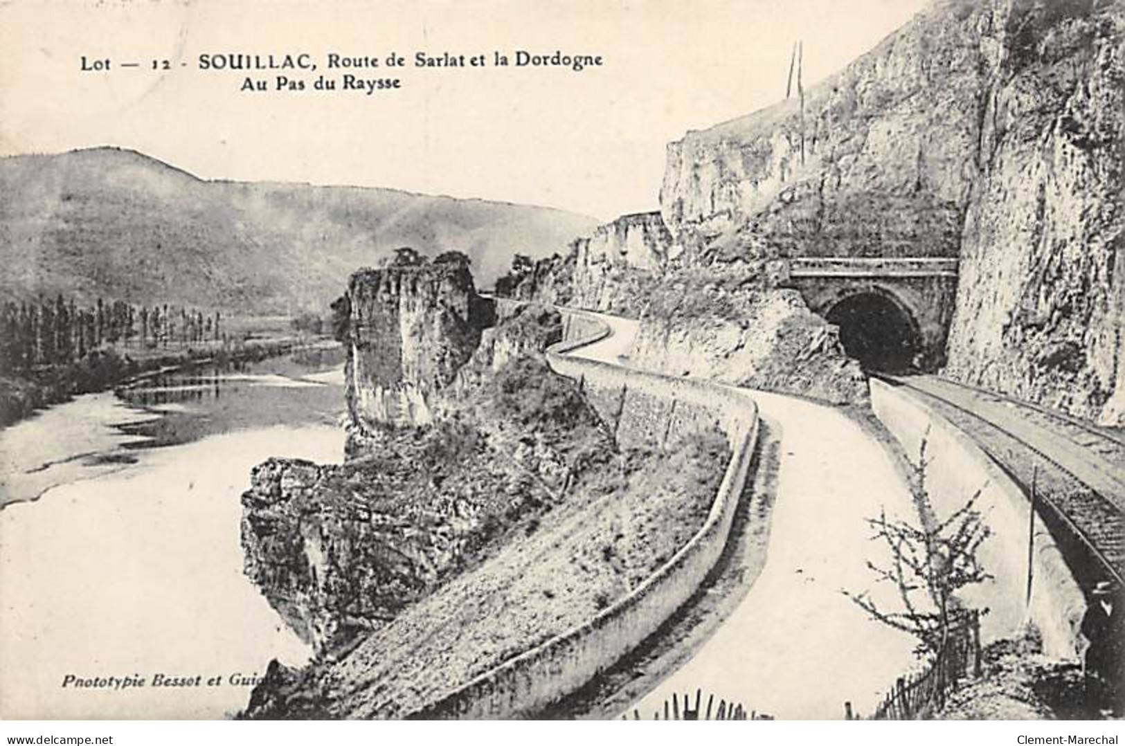 SOUILLAC - Route De Sarlat Et La Dordogne - Au Pas Du Raysse - Très Bon état - Souillac