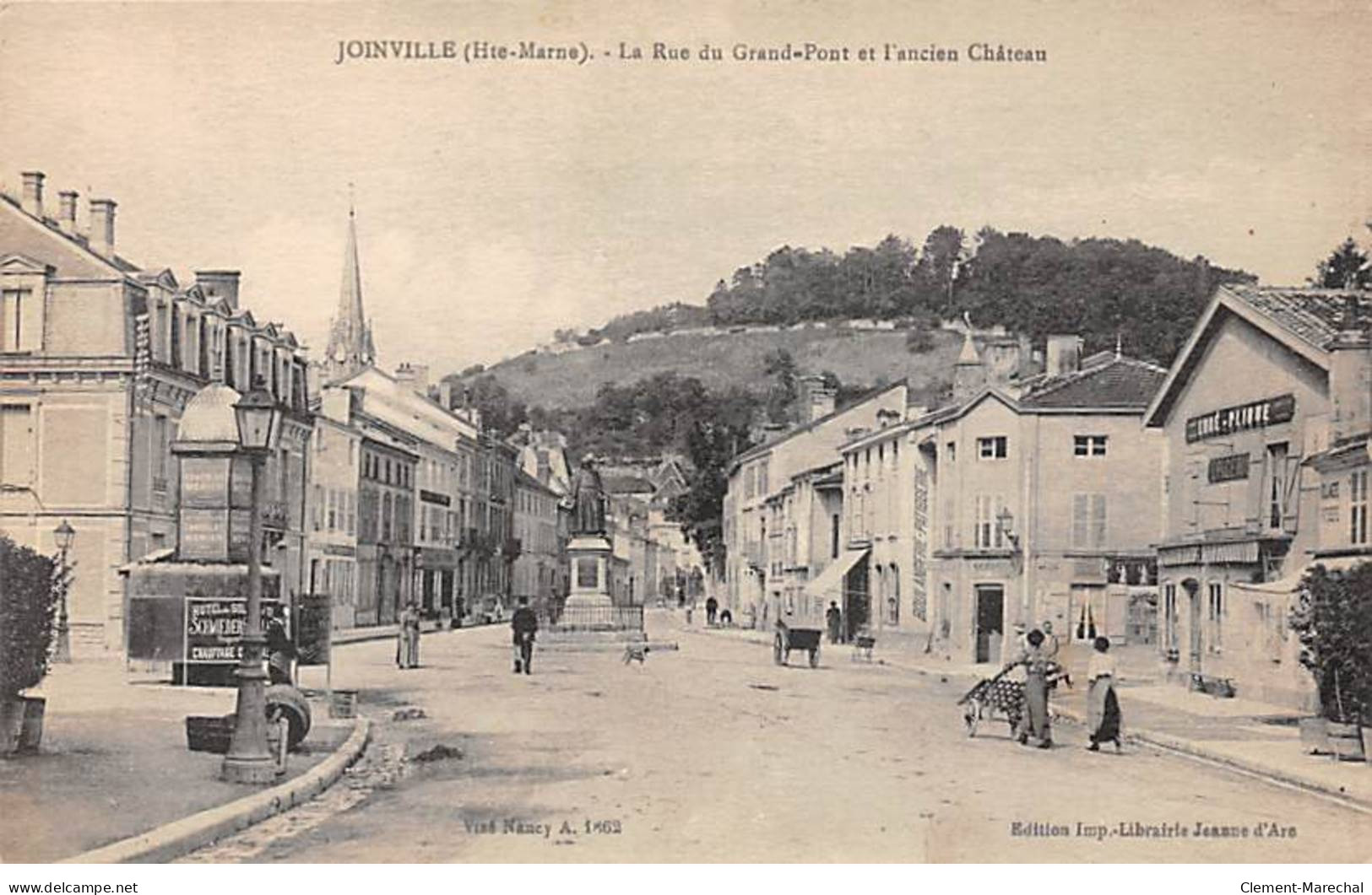 JOINVILLE - La Rue Du Grand Pont Et L'ancien Château - Très Bon état - Joinville