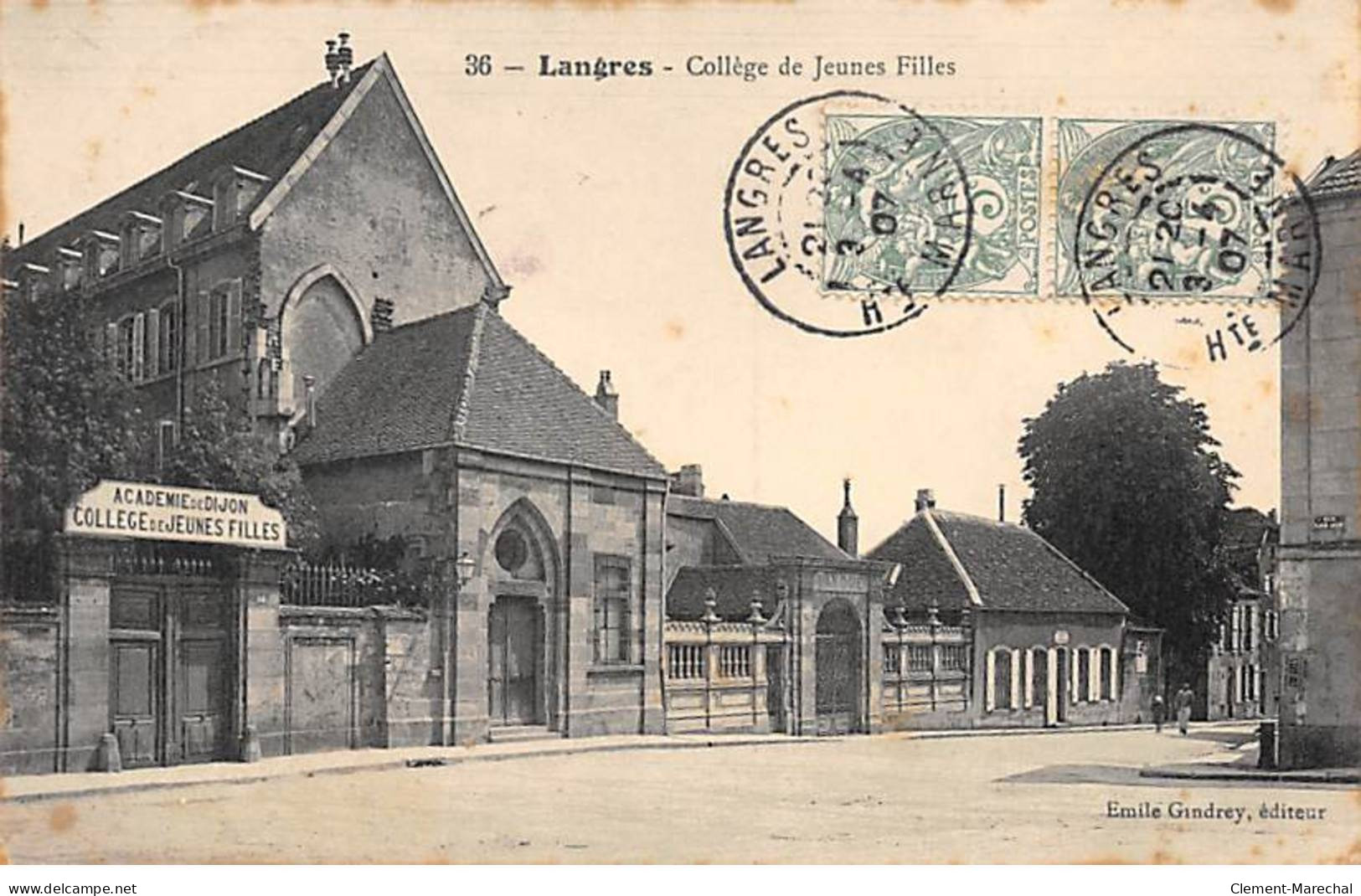 LANGRES - Collège De Jeunes Filles - Très Bon état - Langres