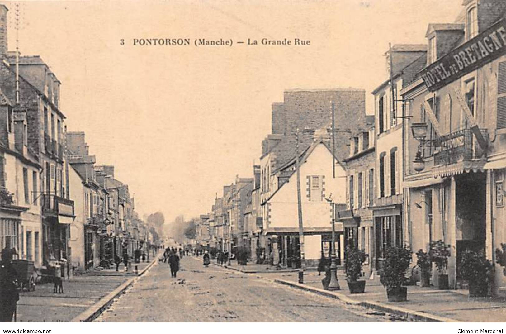 PONTORSON - La Grande Rue - Très Bon état - Pontorson