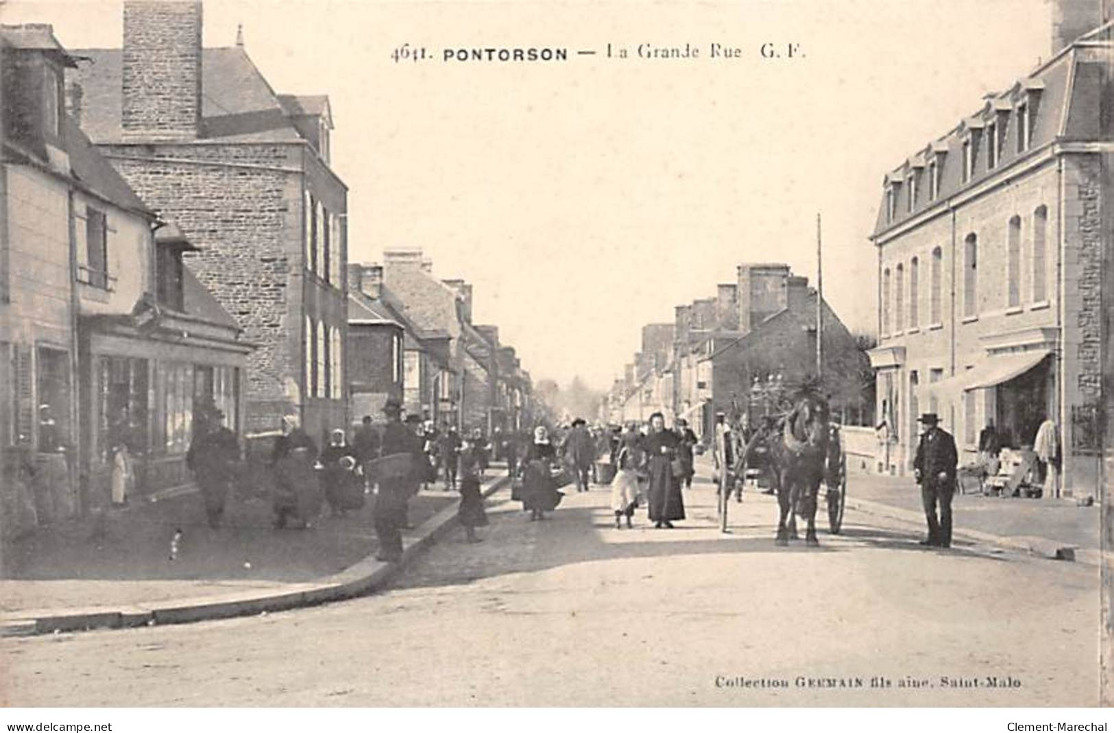 PONTORSON - La Grande Rue - Très Bon état - Pontorson