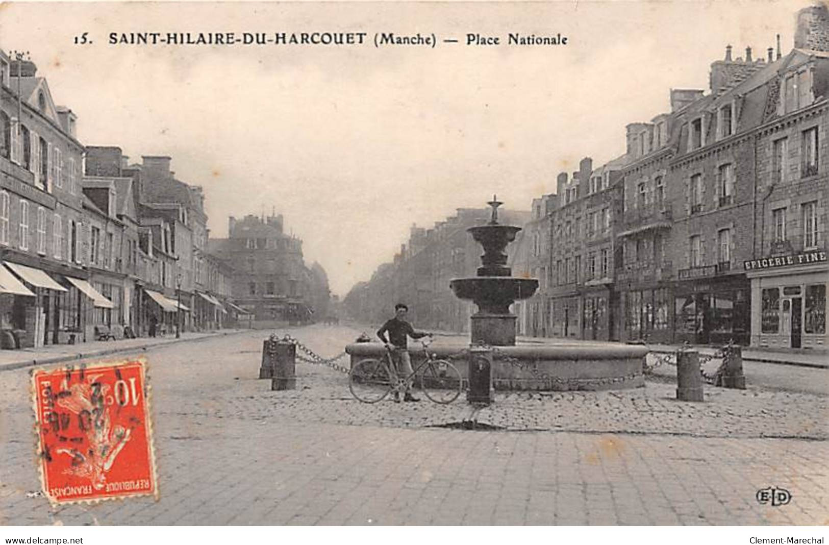 SAINT HILAIRE DU HARCOUET - Place Nationale - Très Bon état - Saint Hilaire Du Harcouet