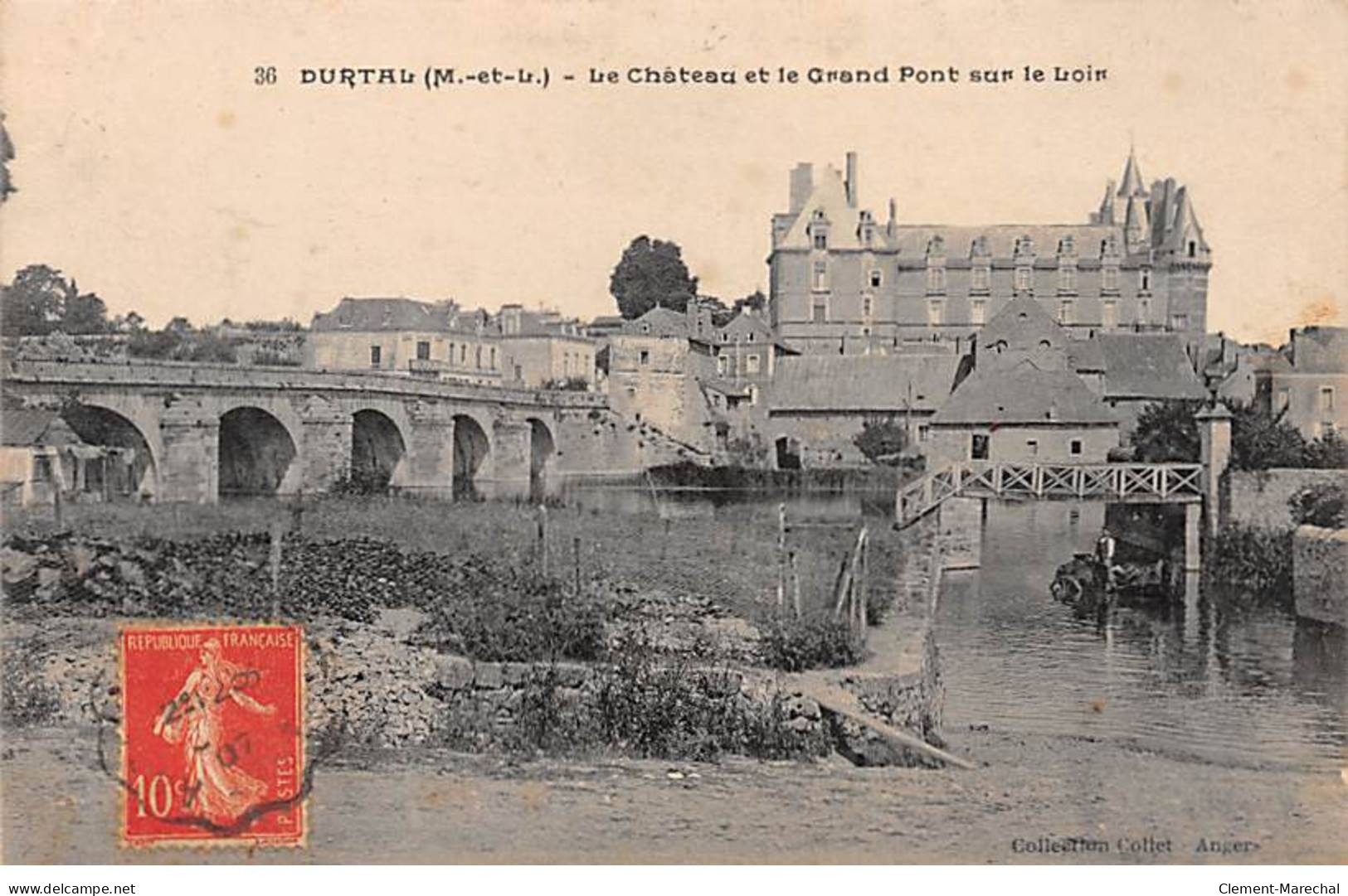 DURTAL - Le Château Et Le Grand Pont Sur Le Loir - Très Bon état - Durtal