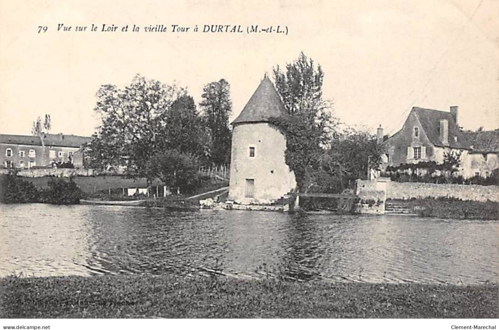 Vue Sur Le Loir Et Le Vieille Tour à DURTAL - Très Bon état - Durtal