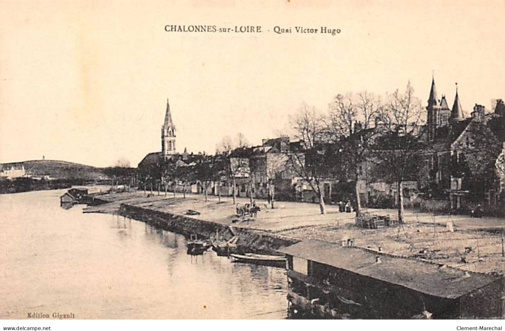 CHALONNES SUR LOIRE - Quai Victor Hugo - Très Bon état - Chalonnes Sur Loire