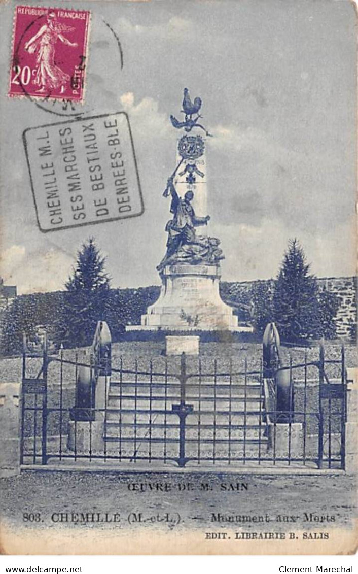 CHEMILLE - Monument Aux Morts - Très Bon état - Chemille
