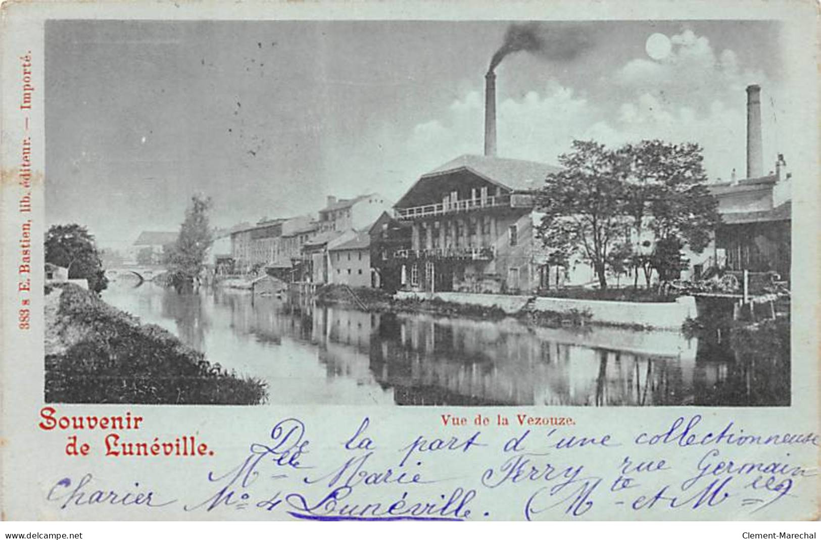 Souvenir De LUNEVILLE - Vue De La Vezouze - Très Bon état - Luneville