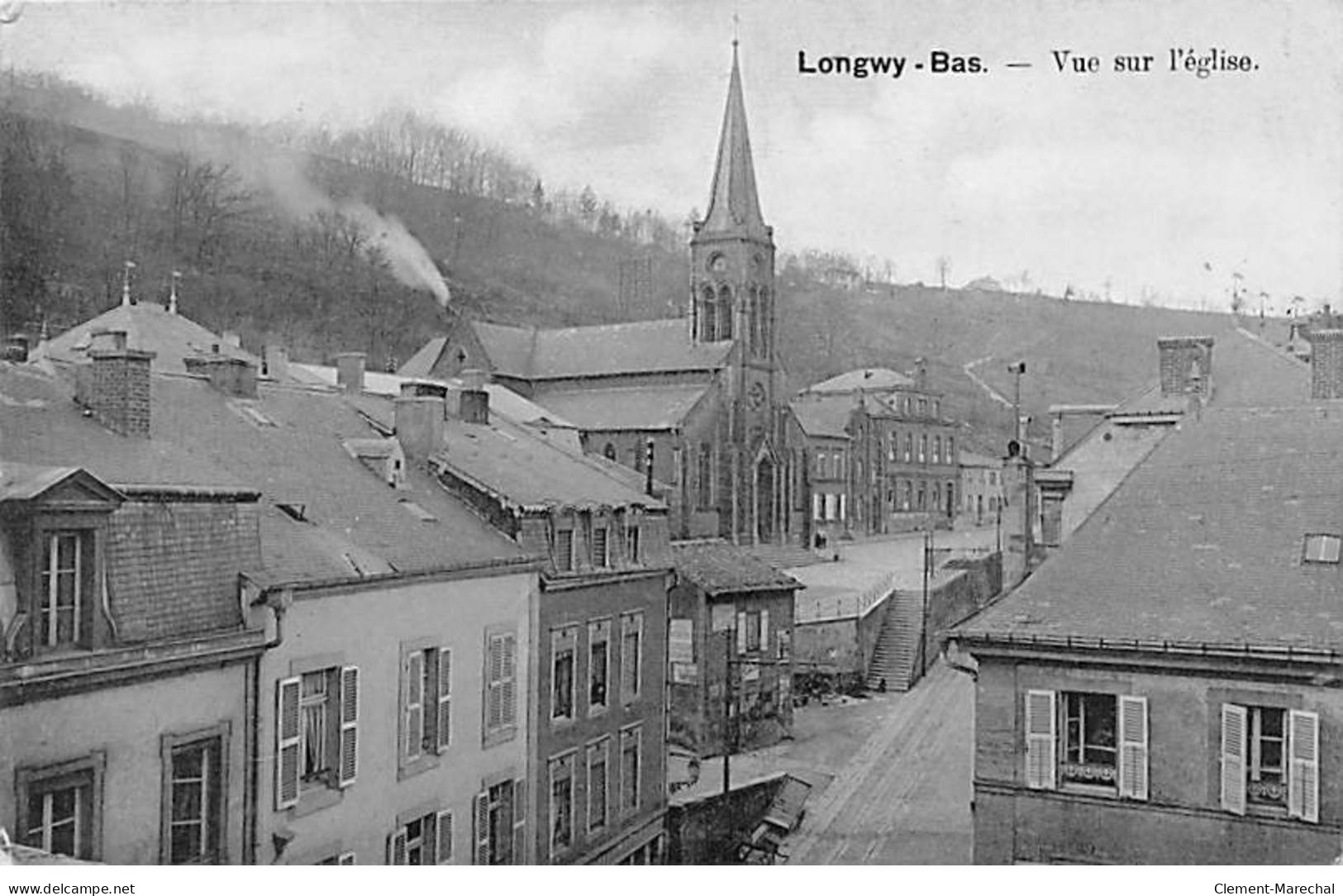 LONGWY BAS - Vue Sur L'Eglise - Très Bon état - Longwy