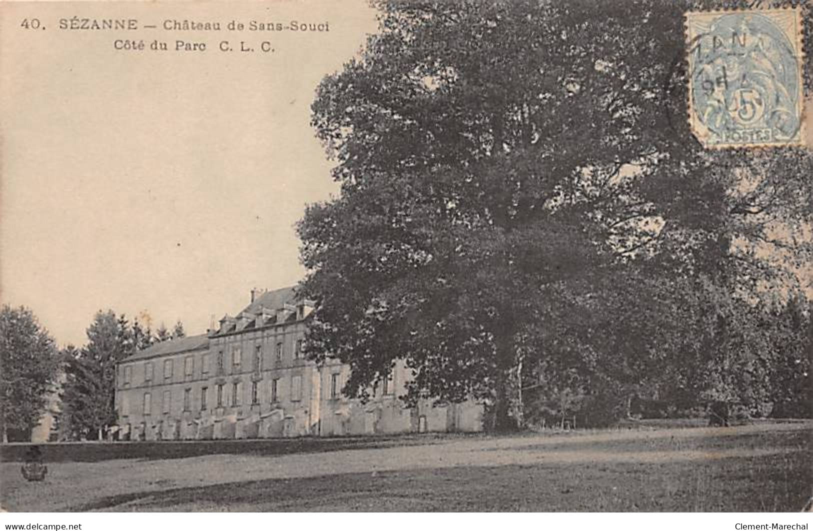 SEZANNE - Château De Sans Souci - Côté Du Parc - Très Bon état - Sezanne
