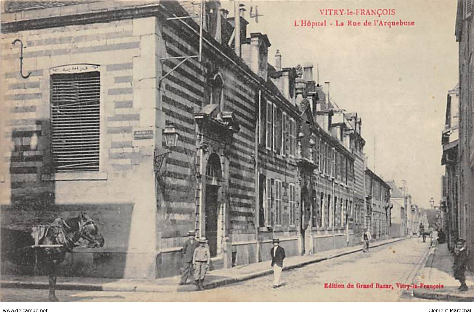 VITRY LE FRANCOIS - L'Hôpital - La Rue De L'Arquebuse - Très Bon état - Vitry-le-François