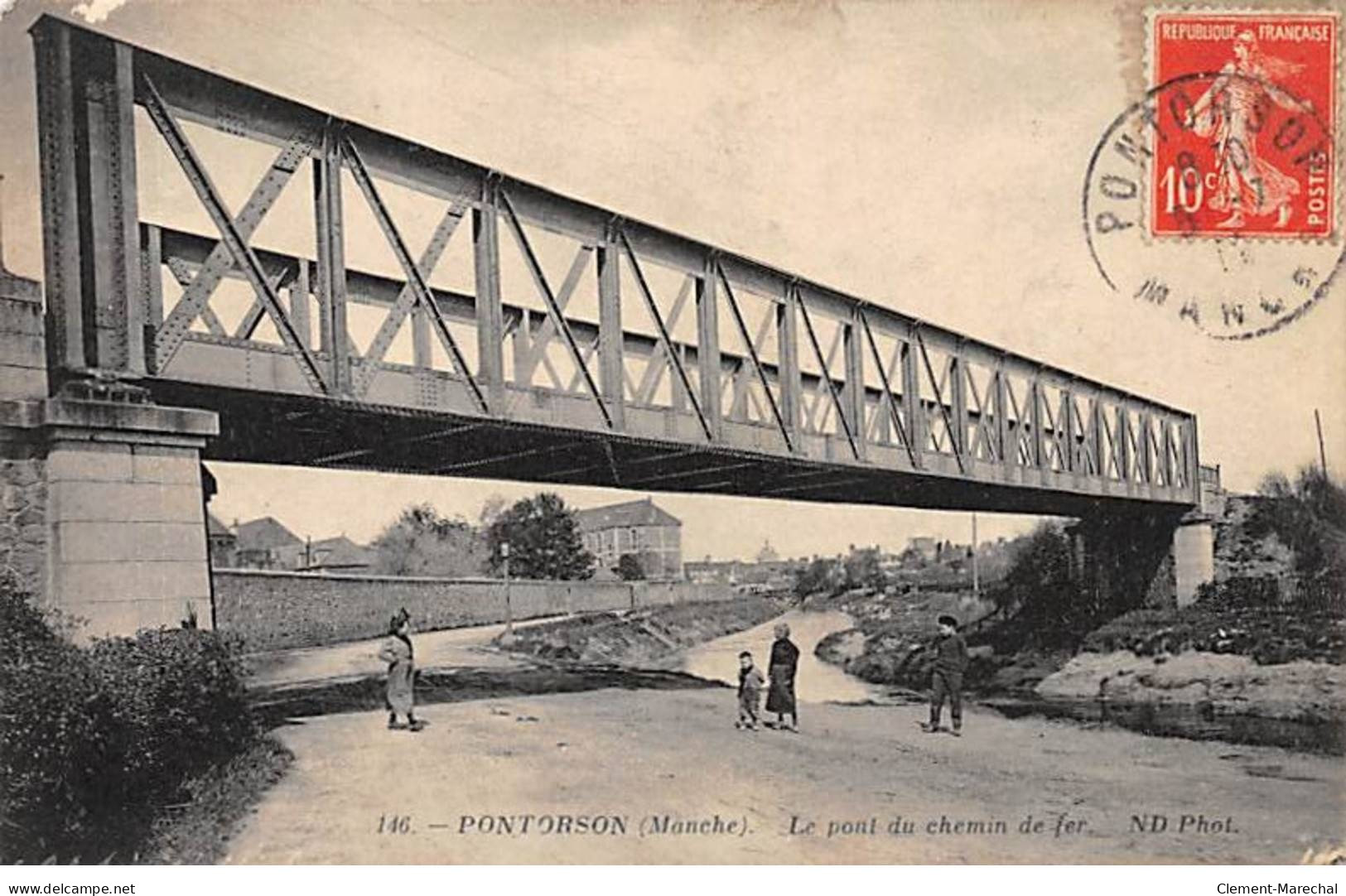 PONTORSON - Le Pont Du Chemin De Fer - Très Bon état - Pontorson