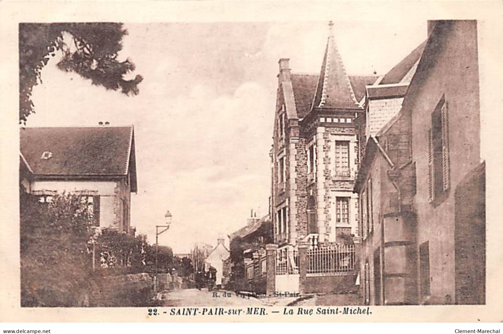 SAINT PAIR SUR MER - La Rue Saint Michel - Très Bon état - Saint Pair Sur Mer