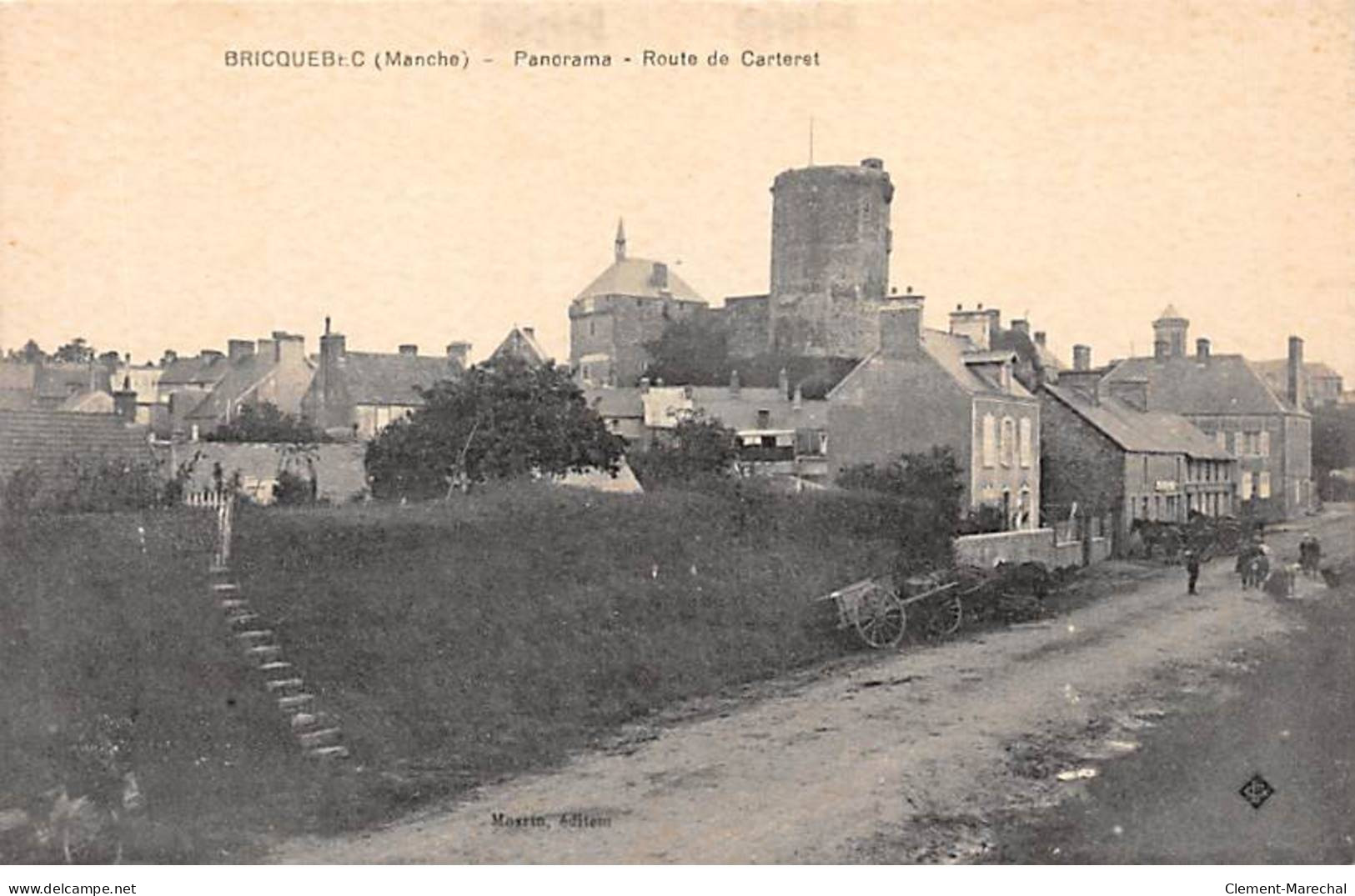 BRICQUEBEC - Panorama - Route De Carteret - Très Bon état - Bricquebec