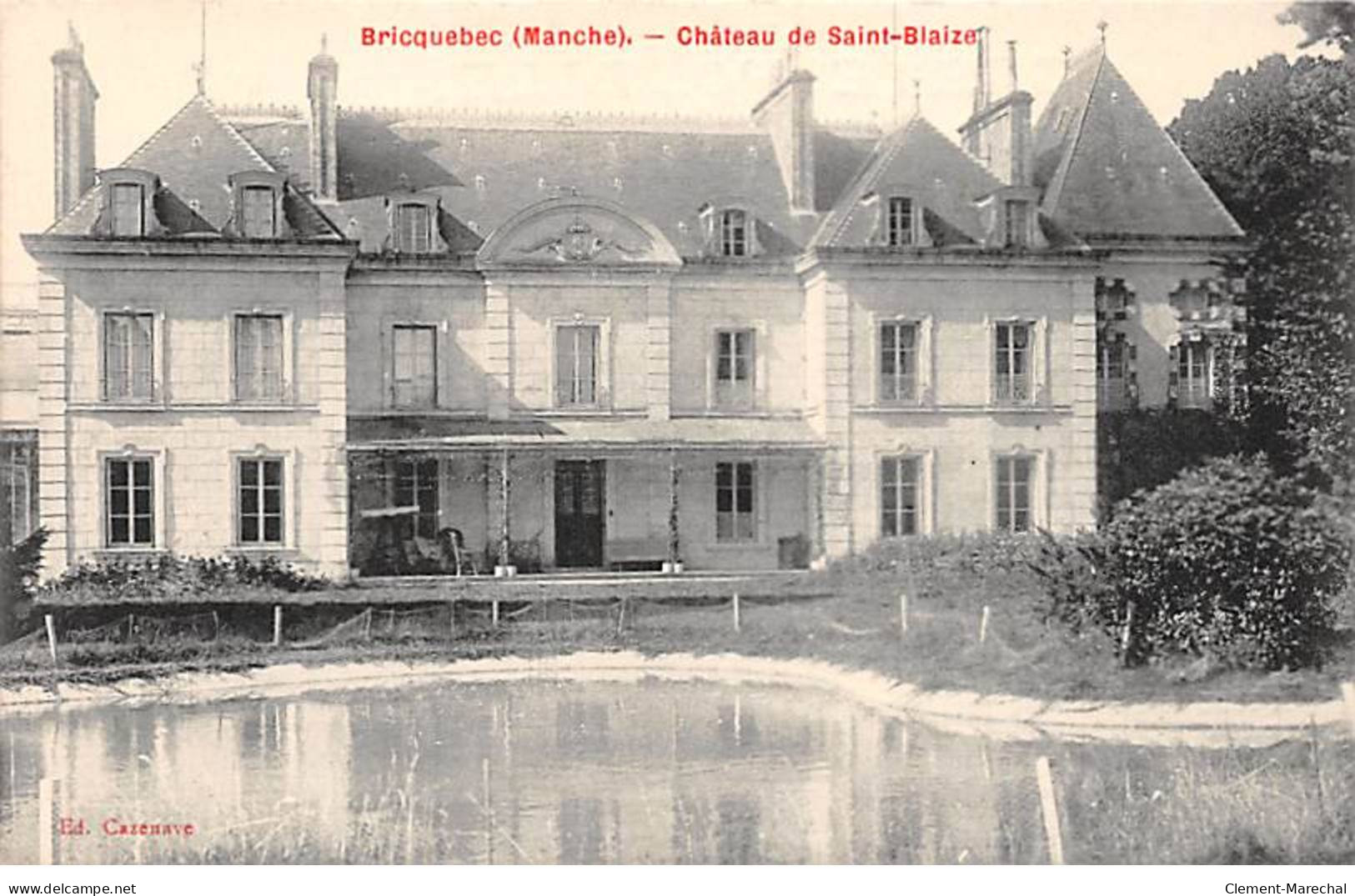 BRICQUEBEC - Château De Saint Blaize - Très Bon état - Bricquebec