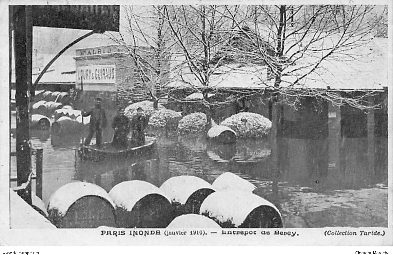 PARIS - Paris Inondé 1910 - Entrepôt De Bercy - Très Bon état - Distrito: 12