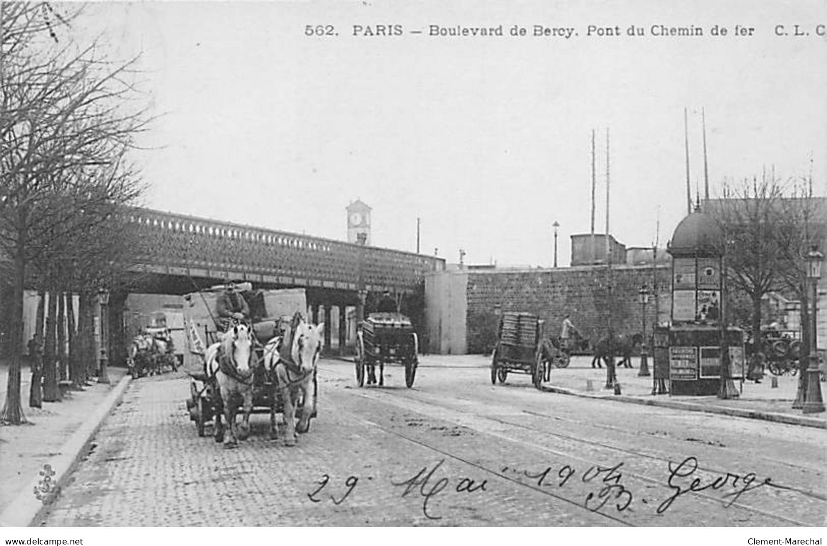 PARIS - Boulevard De Bercy - Pont Du Chemin De Fer - Très Bon état - Arrondissement: 12