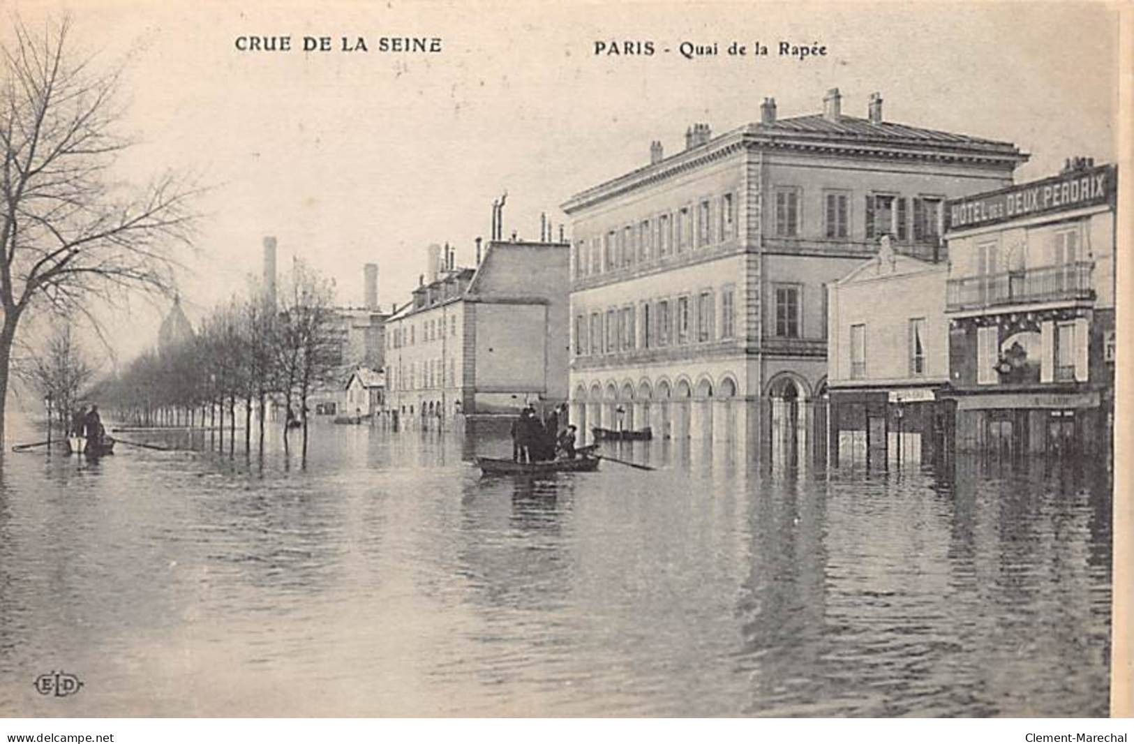 PARIS - Crue De La Seine - Quai De La Rapée - Très Bon état - Paris (12)