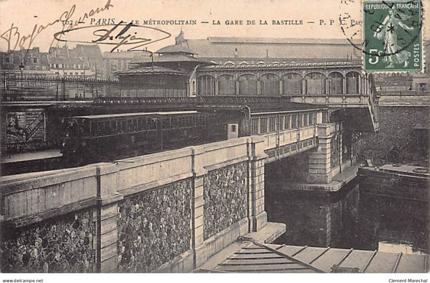 PARIS - Le Métropolitain - La Gare De Bastille - Très Bon état - Paris (12)