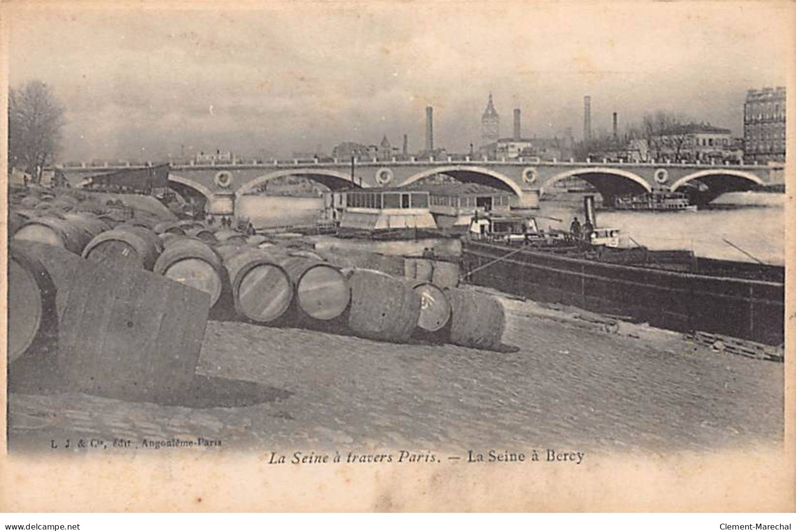 PARIS - La Seine à Travers Paris - La Seine à Bercy - Très Bon état - Paris (12)