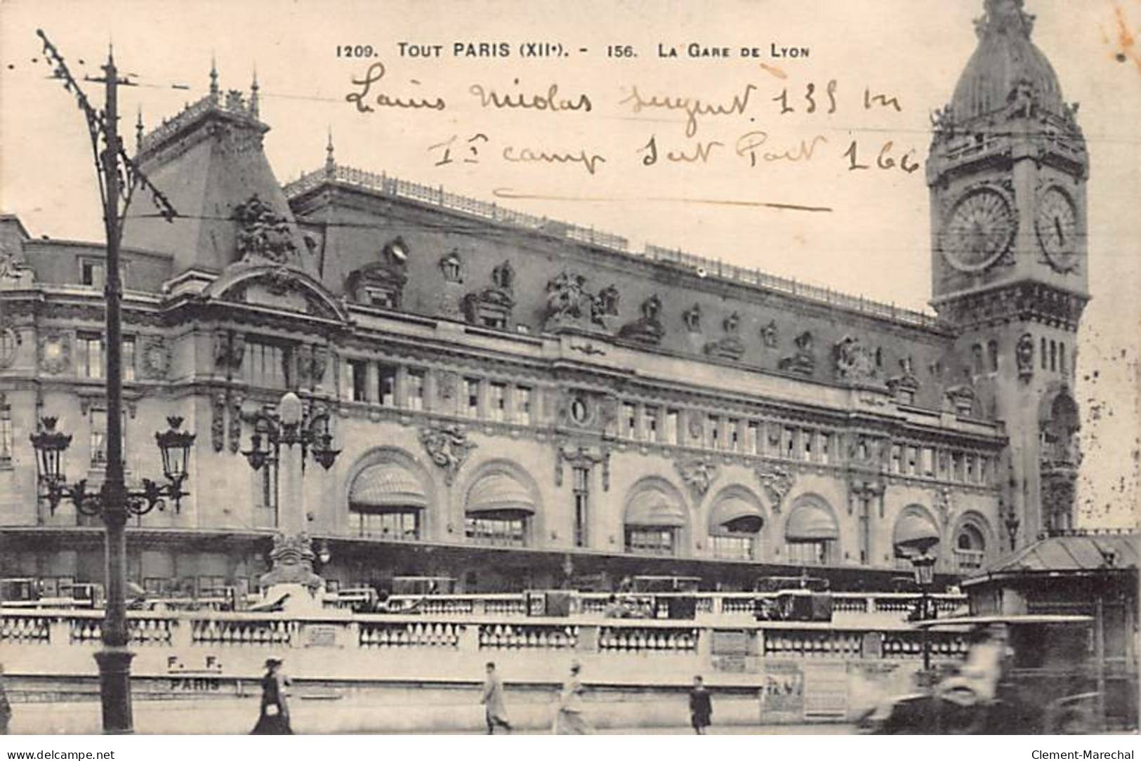 TOUT PARIS - La Gare De Lyon - F. F. - Très Bon état - Distretto: 12