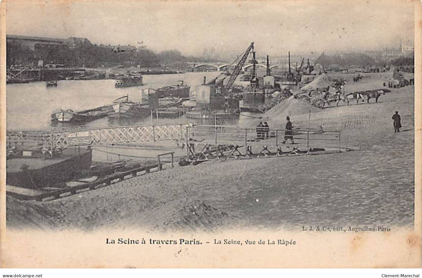 PARIS - La Seine à Travers Paris - La Seine, Vue De La Râpée - Très Bon état - Paris (12)