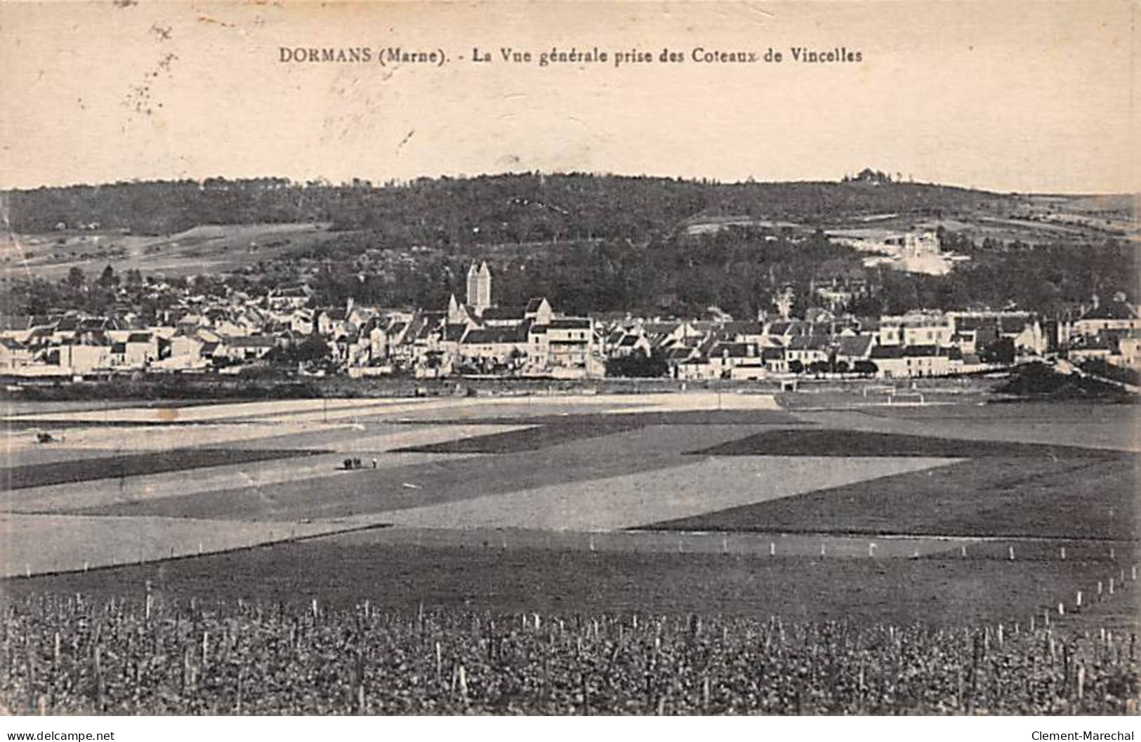 DORMANS - La Vue Générale Prise Des Coteaux De Vincelles - Très Bon état - Dormans
