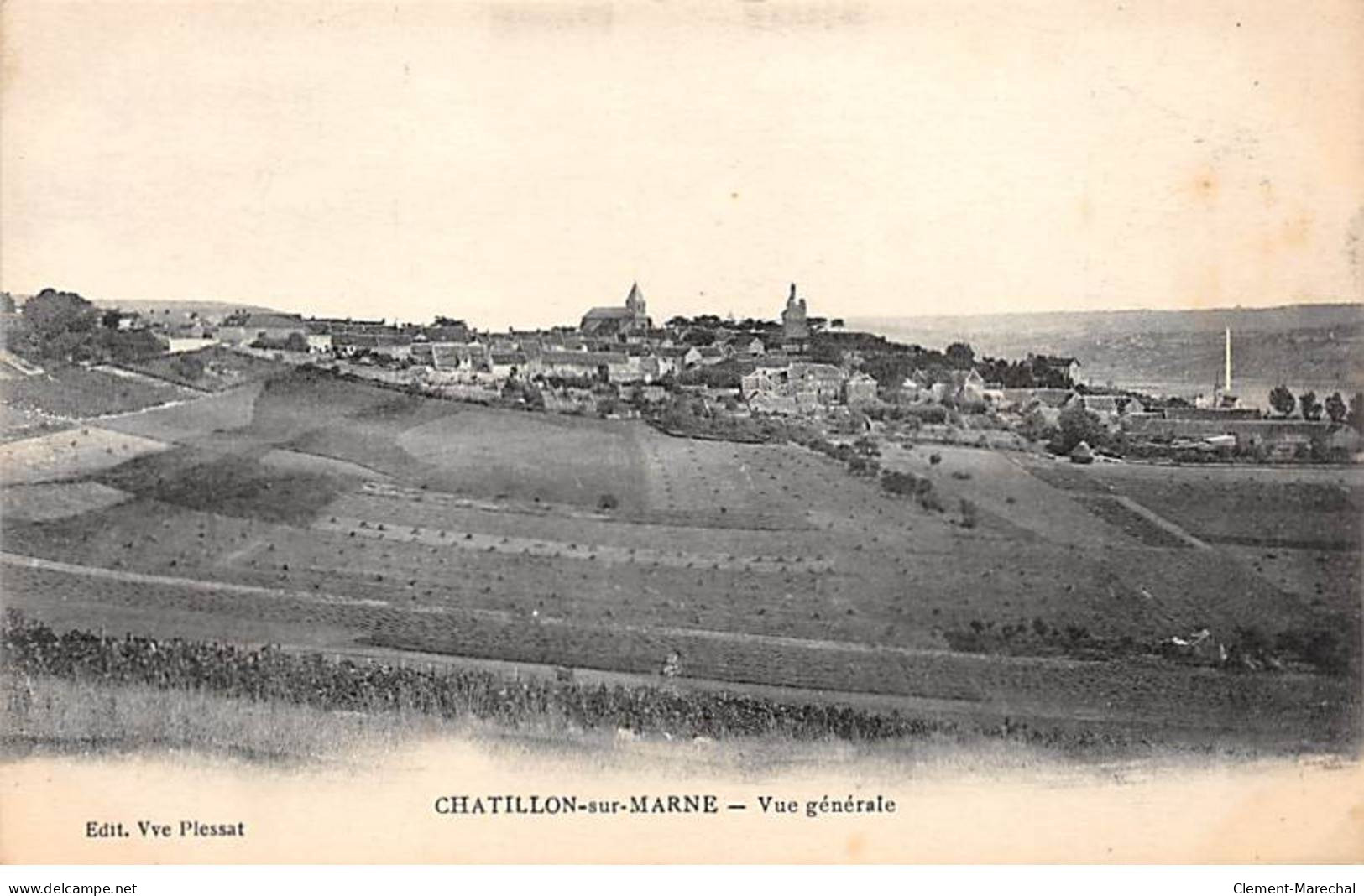 CHATILLON SUR MARNE - Vue Générale - Très Bon état - Châtillon-sur-Marne