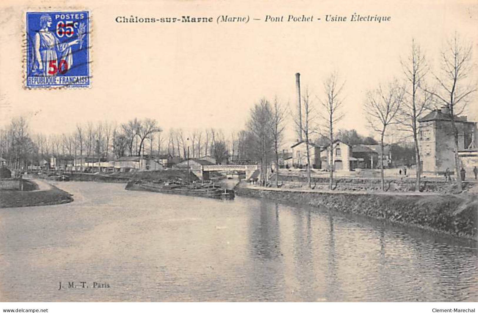 CHALONS SUR MARNE - Pont Pochet - Usine Electrique - Très Bon état - Châlons-sur-Marne