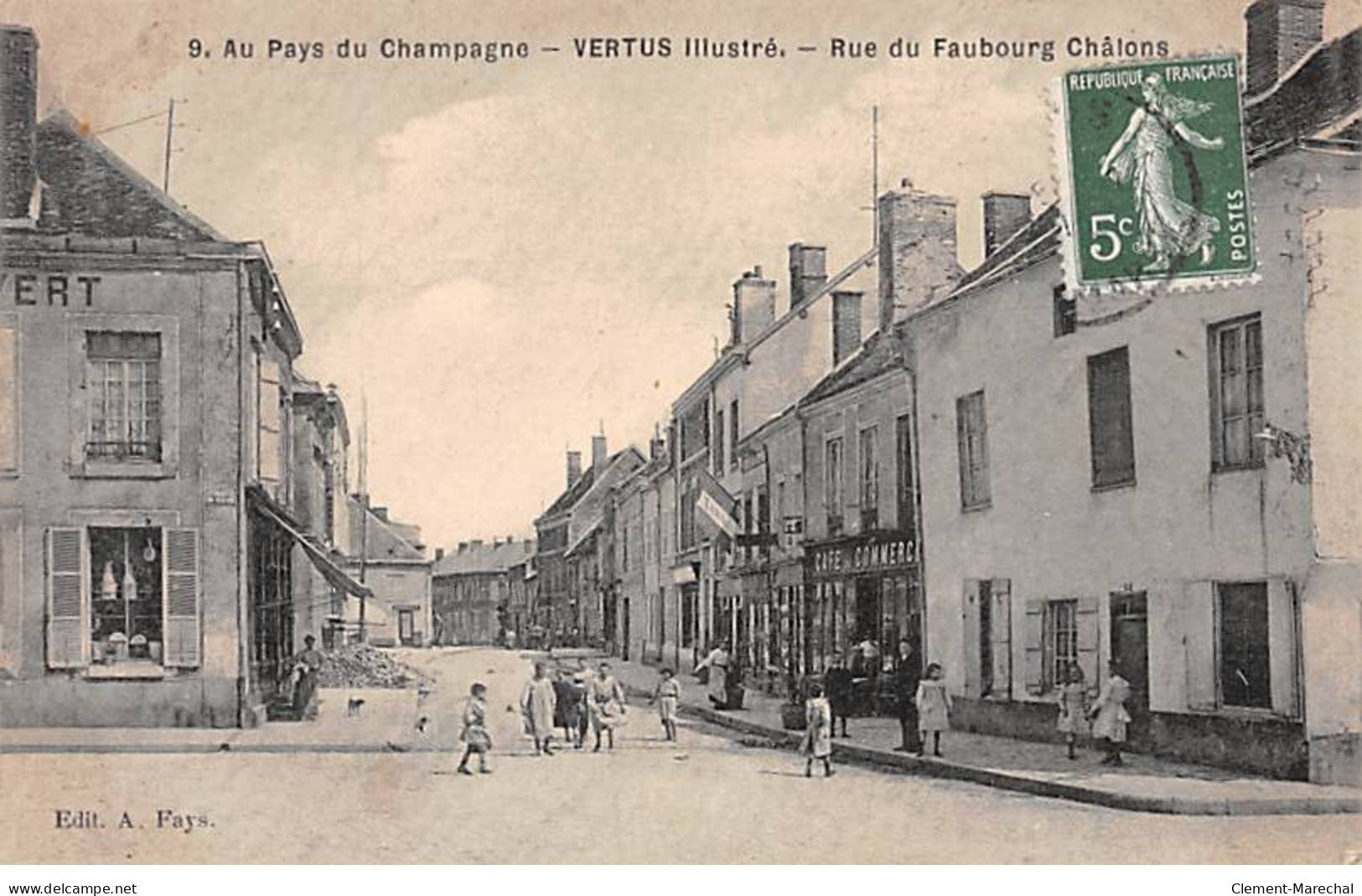VETUS - Rue Du Faubourg Châlons - Très Bon état - Vertus