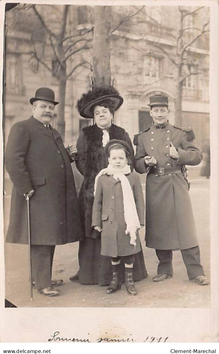 PARIS - Souvenir Janvier 1911 - Photo Parent, Rue De L'Abbé Groult - Très Bon état - District 15