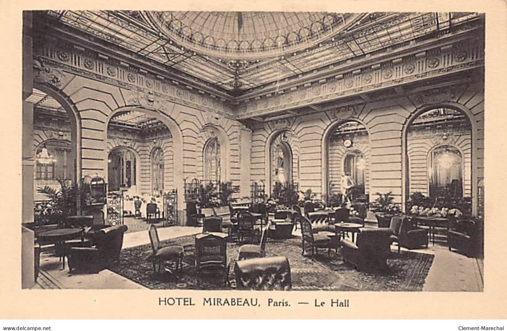 PARIS - Hotel Mirabeau - Le Hall - Très Bon état - Arrondissement: 15