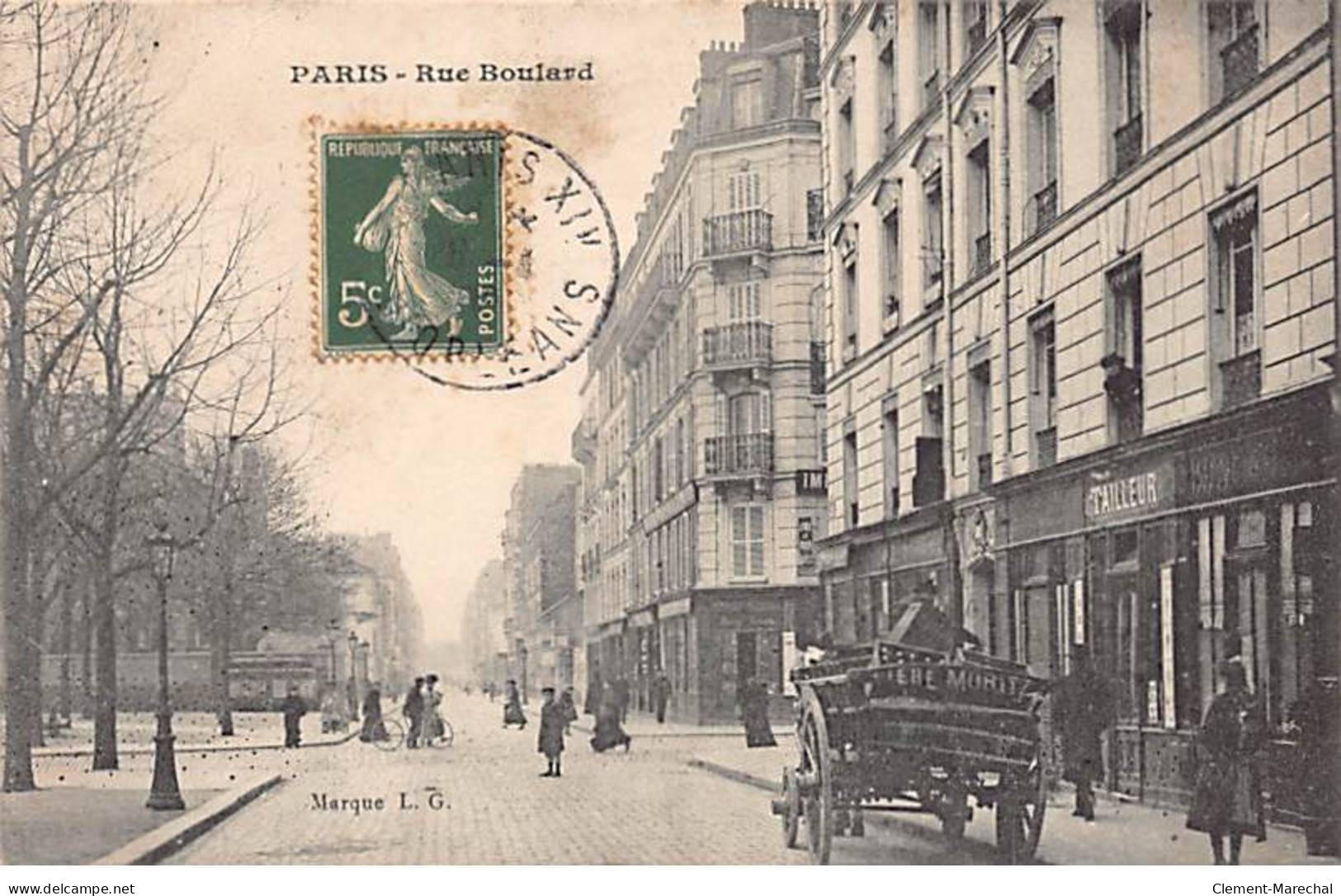 PARIS - Rue Boulard - état - Distrito: 14