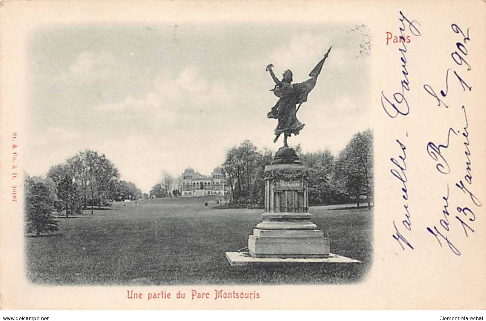 PARIS - Une Partie Du Parc Montsouris - Très Bon état - District 14