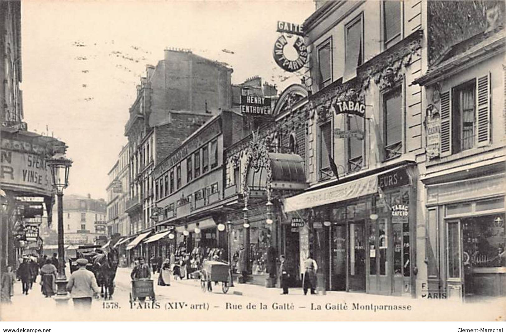 PARIS - Rue De La Gaité - La Gaité Montparnasse - Très Bon état - Paris (14)