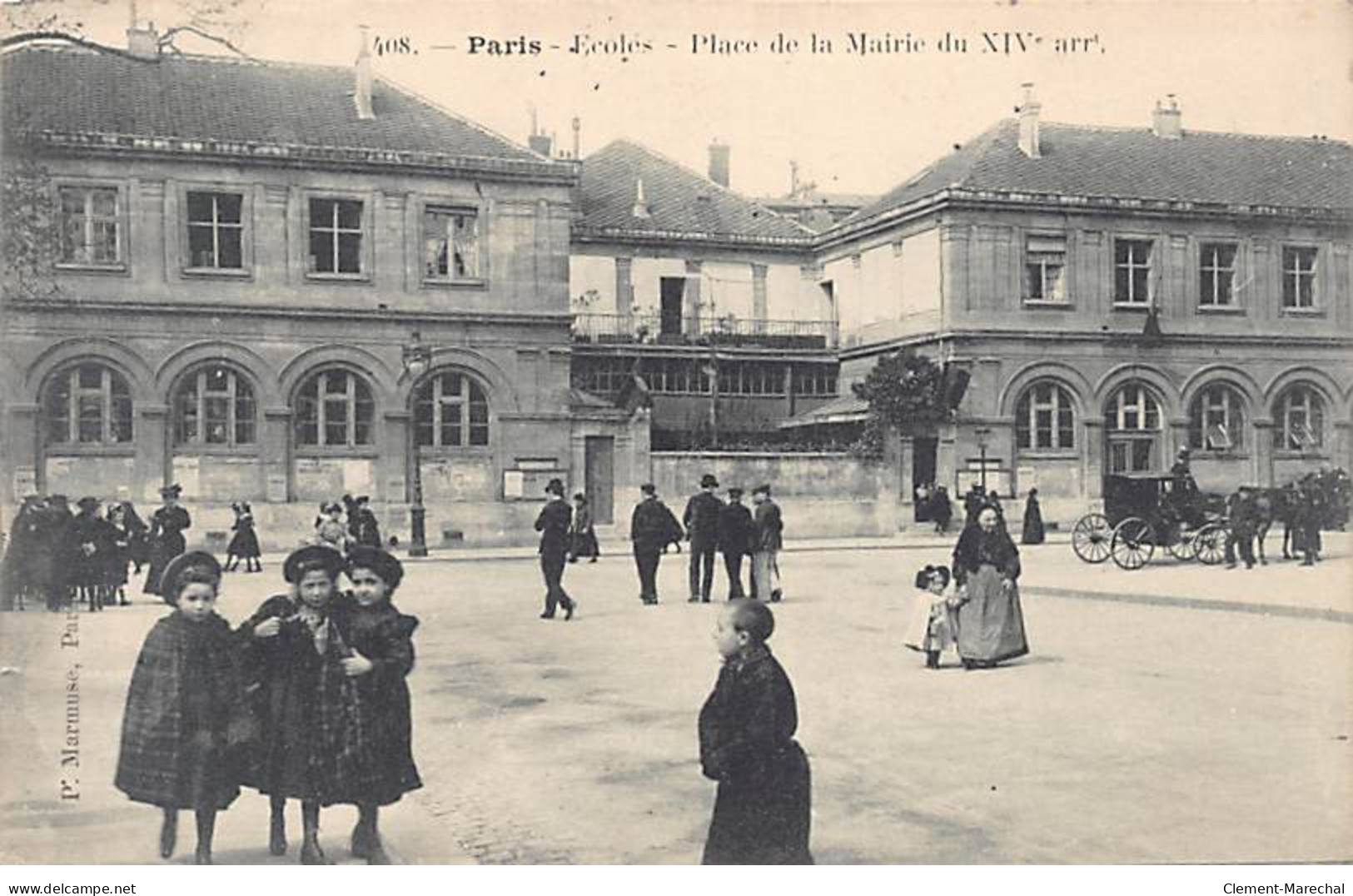 PARIS - Ecoles - Place De La Mairie Du XIVe Arrt - Très Bon état - District 14