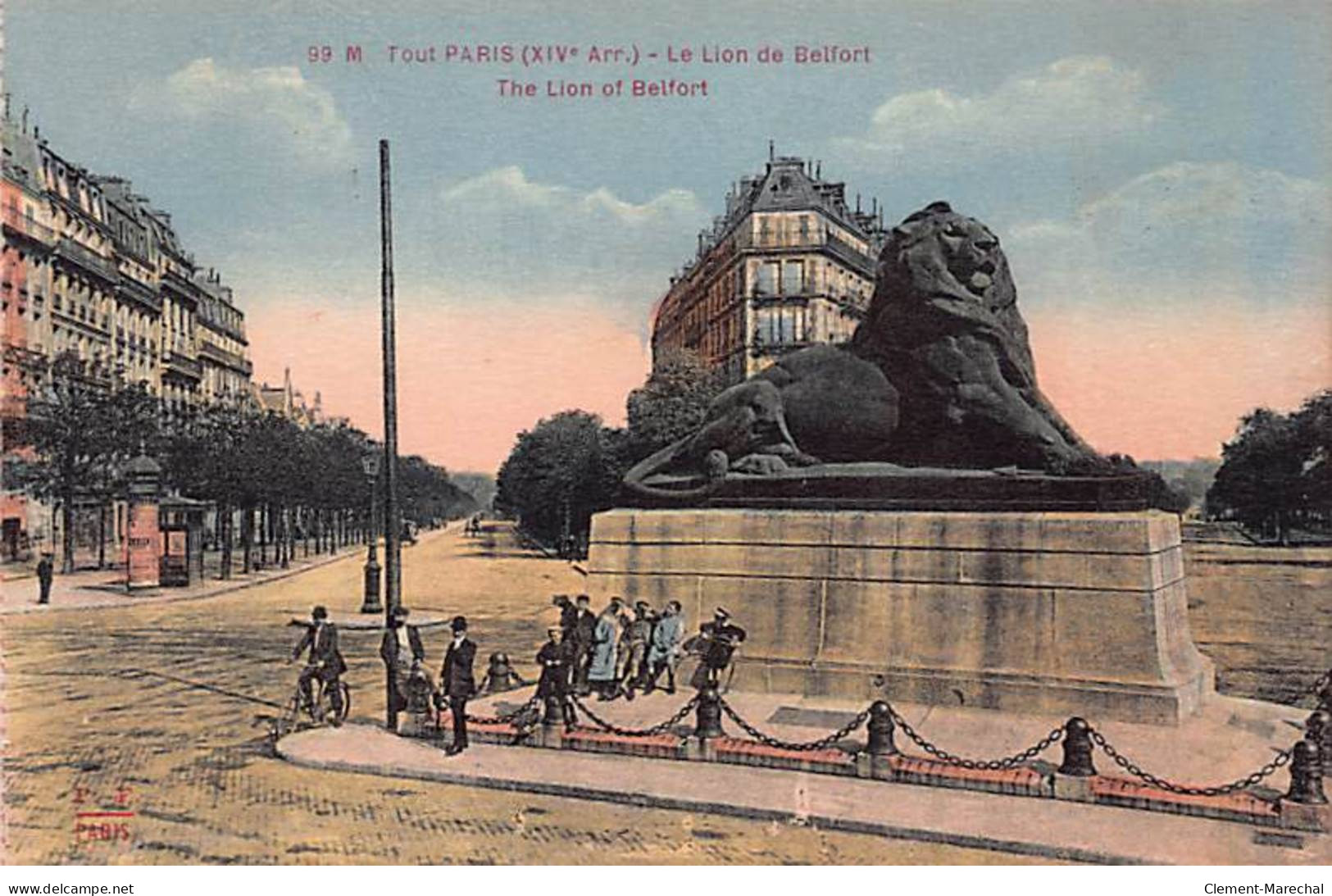 TOUT PARIS - Le Lion De Belfort - F. F. - Très Bon état - Distretto: 14